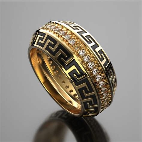 anillos de versace para hombres.